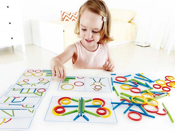 Hape - Rings and sticks