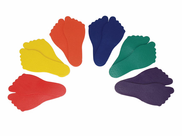 Feet Markers (Assorted Colors, Set of 6)