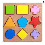 Wooden Geometric Matching Puzzle
