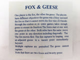 Wooden Mini Game - Fox & Geese