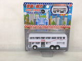 MiniCar - Hong Kong Double-deck Bus (White)