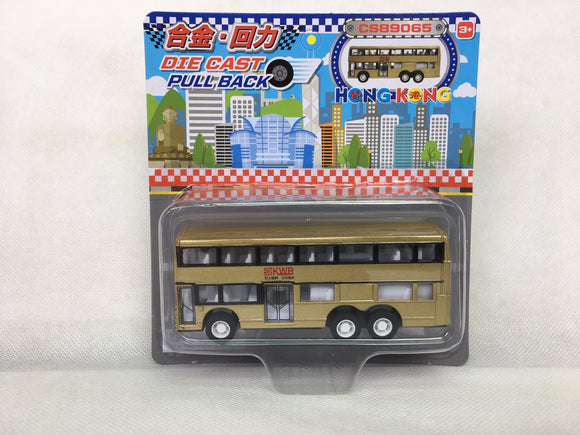 MiniCar - Hong Kong Double-deck Bus (Gold)