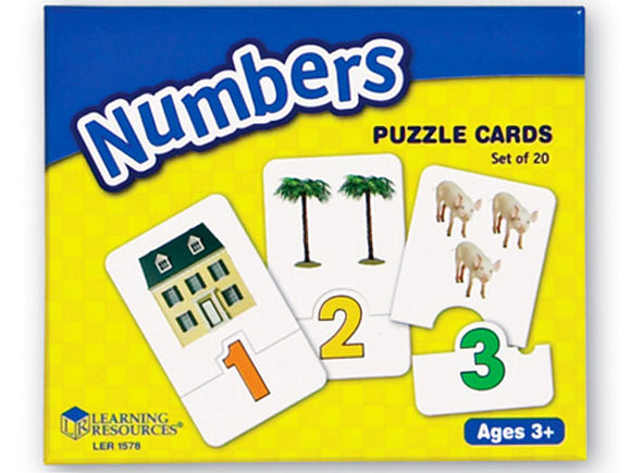Numbers Puzzle Cards