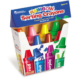 Rainbow Sorting Crayons