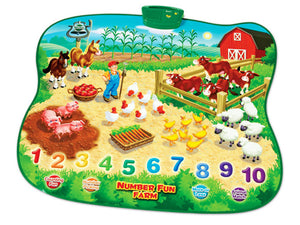 Number Fun Farm Electronic Talking Play Mat