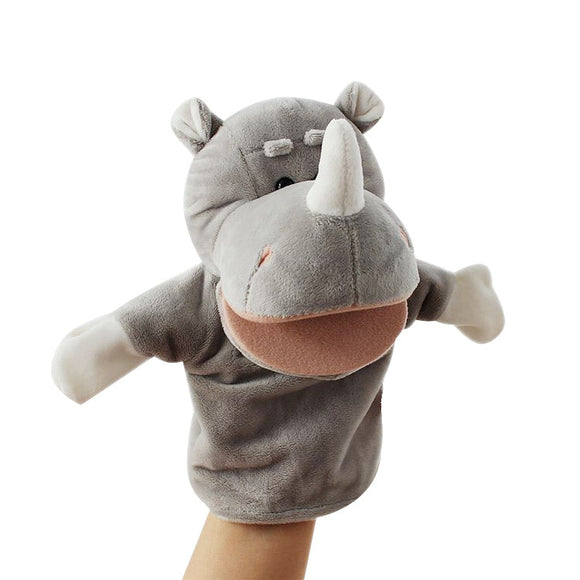 Animal Hand Puppet – Rhino (Open mouth)