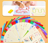 Drawing Line Time Wipe-clean Activity Book