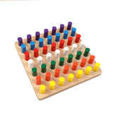 Wooden Stick Pegboard