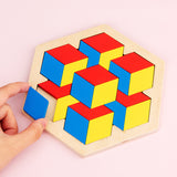 Wooden Hexagonal Puzzle