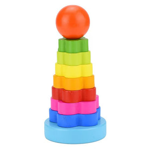 Mini Rainbow stacking Tower