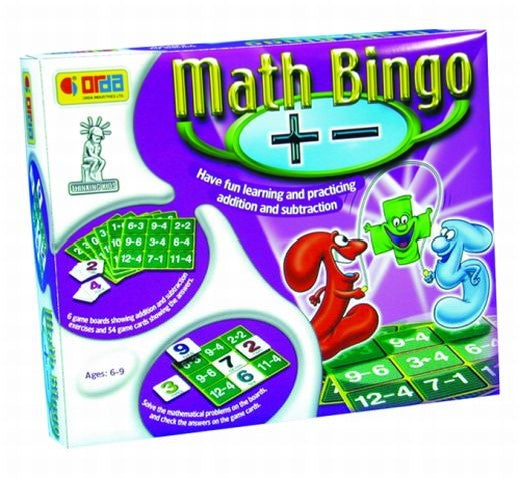 Math Bingo +-