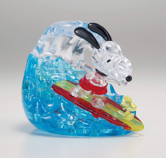 3D Crystal Puzzle - Surf Snoopy