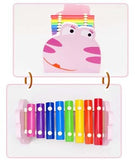 8 note Pink Frog Xylophone